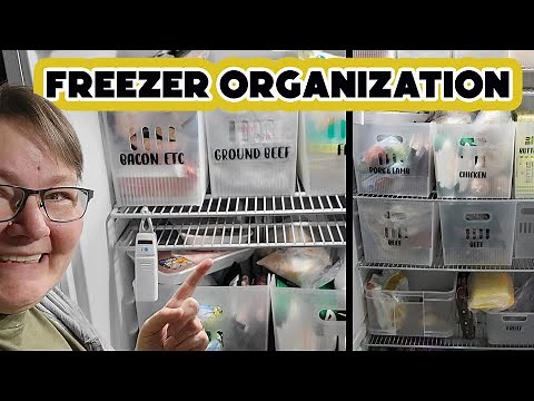 FREEZER ORGANIZATION CHAOS? I Finally Did It and Here's What Happened!