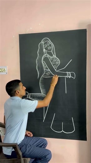 Unique Art Technique 🎨 | Easy & Fun Drawing Idea #arttechnique #artforbeginners