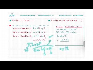 Arithmetic And Algebra P1