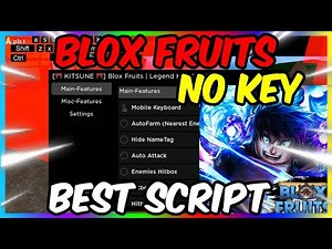 [⛩️ KITSUNE ⛩️] Roblox Blox Fruits Script / Hack (Auto Farm, Hitbox Extender) *PASTEBIN*