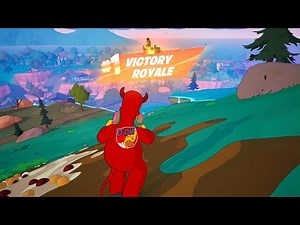 HOMER SIMPSON (Evil Homer Style) Skin Solo Gameplay in FORTNITE!
