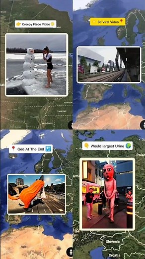 👉 I Found Top 4 Secret Place ☀️ #googleearth #short #shortsviral #viralvideo