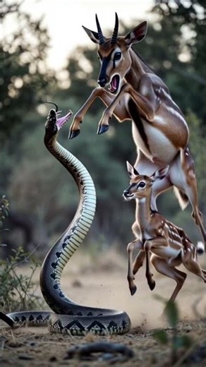 Deer vs Snake: Who Wins? 🦌🐍