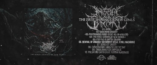 俄罗斯SLAM残酷死亡金属/死核乐队“INSECT INSIDE”2021年首张专辑《THE FIRST SHINING OF NEW GENUS》完整试听