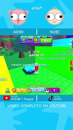 GROWING EVERY SECOND, AENH AND NUBI 4FIKI® ROBLOX 1