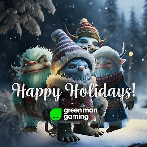 Happy Holidays from Frostbite, Blizzard, Glacial, Icicle and everyone at Green Man Gaming! 🎄🎁 | Green Man Gaming