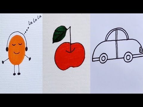 Cool drawing ideas || Easy satisfying drawing || Creative drawing ideas