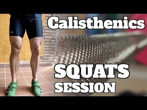 Weighted Calisthenics Squats Session | Streetlifting Legs Workout