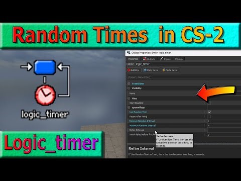 Random time events with the logic_timer entity in Hammer, tutorial.