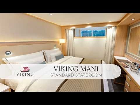 Viking Mani | Standard Stateroom Full Walkthrough Tour & Review 4K | Viking River Cruises Longships