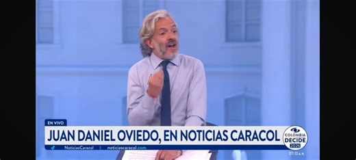 Atención 🇨🇴 Juan Daniel Oviedo la rompe y se deshace en elogios con Paloma Valencia a pesar de sus diferencias y cuenta el papel que jugará desde su lugar como figura emergente del Centro político y representante de la comunidad LGBT Magistral !