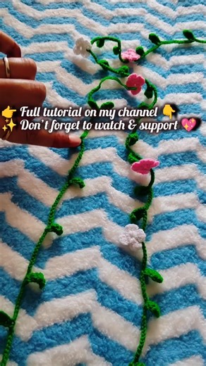 DIY Crochet Garland 🌸✨ Full tutorial on my channel👇