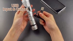 WholeFire LED Rechargeable Flashlights High Lumens - 250000 Lumens Long Beam Super Bright Powerful Small Magnetic Flashlight USB with Pocket Clip 3 Modes Waterproof for Camping Hiking, 1562-WH