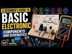 Basic Electronics for Beginners ⚡ Components, Circuits & Schematics Explained #esp32 #electronic