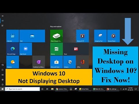 Windows 10 Desktop Background not showing,only start menu | Windows 10 not showing Desktop | Fix Now