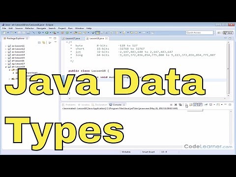 18 - More Integer Data Types (Int, Byte, Short, Long) in Java