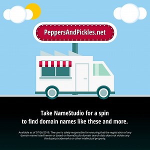 Business on the move? A great domain name can feed your food truck’s online presence. Make your business #InternetOfficial and find a domain name on NameStudio. https://vrsn.cc/32SEJ0R #NationalCulinaryArtsMonth | Verisign