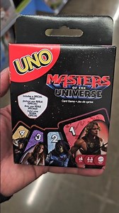 Masters of the Universe Movie UNO Cards at Walmart He-Man MOTU