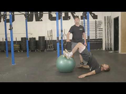 Eccentric Hamstring Curl on Ball