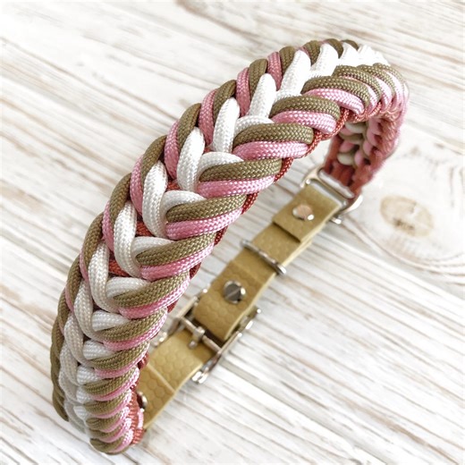 Adjustable Paracord Dog Collar, Gift for Medium Breed Owners, Paracord Pet Accessory - Etsy