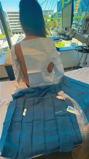 This was my 3rd thoracentesis - a procedure where fluid #fyp #shorts