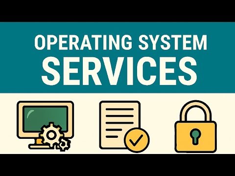Operating System Services Explained | OS Services in Telugu | COA/OS Lecture