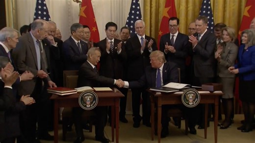 How successful was the Phase One Trade Agreement signed during Trump's first term?