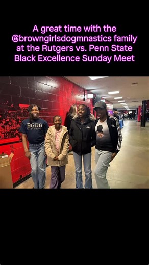 A great time was had with our friends from @browngirlsdogymnastics at the Rutgers vs. Penn State Black Excellence Sunday meet. A great way to kick off Black History Month! Special thanks to @rutgersgymnastics for hosting such an awesome and inspiring themed event! #browngirlsdogymnastics #rutgersuniversity #rutgersgymnastics #pennstategymnastics #blackhistorymonth | Power Moves Gymnastics and Fitness