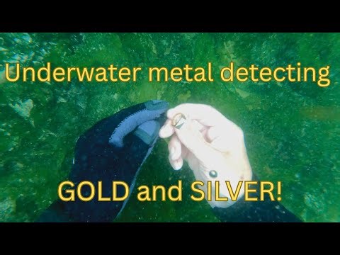 Underwater metal detecting GOLD and SILVER!
