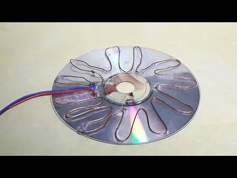 Free Energy 100% , How make solar cell from CD flat - At Home