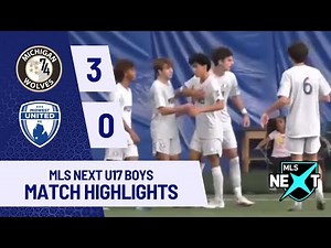 MLS Next U17 Boys Match Highlights: Michigan Wolves vs Midwest United