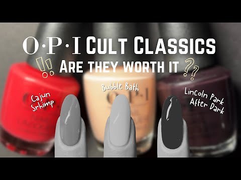 The Most ICONIC O.P.I Nail Polishes | Trying Cult Classics From Every Brand