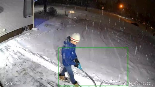 Snowing in Fredericton NB today. Our shovel guy is out clearing the first amount of snow as it continues to fall. Drive safe road conditions are not great. | My New Brunswick