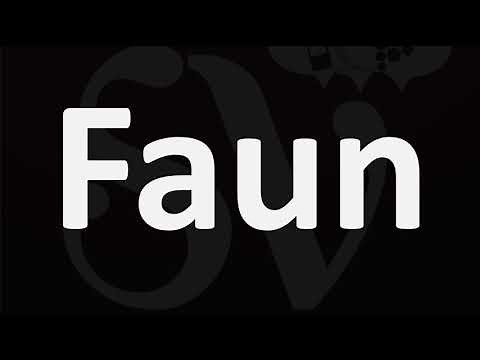 How to Pronounce Faun?
