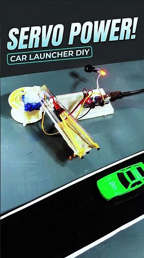 Car Launcher DIY 🎯🚗 #automobile #motor #diy #reels