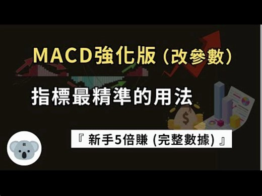 公开新手5倍赚【完整数据】 | MACD强化版（最强参数）| 指标最精准的用法！