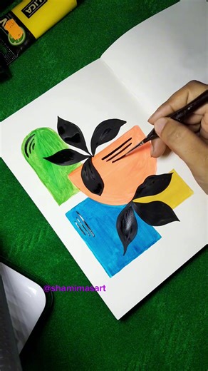 Expressive Acrylic Painting | Artistic Creations by Goriber Boho