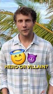 Can you be both a hero AND a villain in the game of #Survivor? 😇 😈