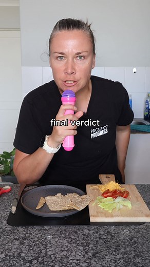 Pita bread made from oats? I tried, but I just couldn't get this one right. My patience is non-existent. Here's the recipe if you want to try: 1 Cup of oats 1.5 Cups of Water Salt Instructions as per original recipe. Blend it all together. If it seems too watery, let it stand for a bit for the oats to soak up some of the water. Heat the pan up. Don't add oil (I ended up using spray n cook) Add some mixture Keep flipping for 1-20 minutes. Creator: @tatjana_sasica (On IG) | Running 4 Meyer