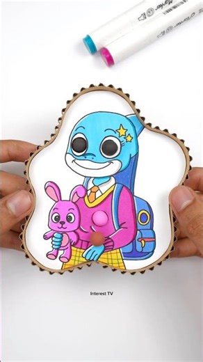 Italian Brainrot Female Style DIY Cardboard Pinballs Game Challenge & Paper Craft ! #shorts