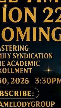 Enroll Master Off Market100 unit+Multifamily Syndication|2026 Off‑Market $300M+ A‑Class | Session 22