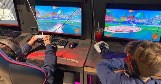 We visited Trafford Centre's hidden gaming room - the kids didn't want to leave