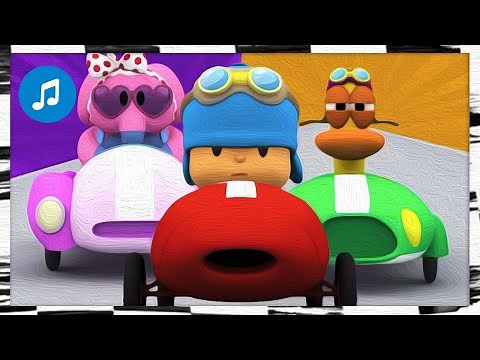 🏎 The Big Race [ One, two, three, Go! ] CORRE POCOYO | Nursery Rhymes & Baby Songs - Pocoyo