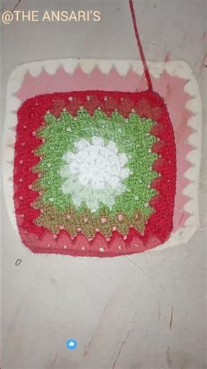 Square Table Runner 😍#Theansari's #crochet #tablerunner