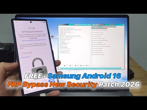 FREE - Samsung Android 16 FRP Bypass - New Security Patch 2026