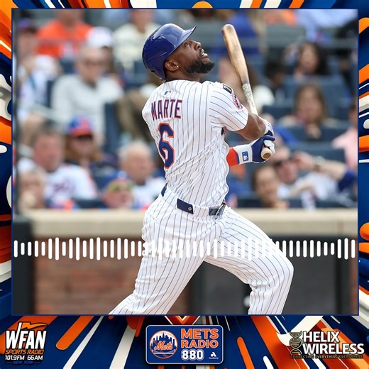 Starling Marte and the Mets walk it off for the sweep! Here's how it sounded: | WFAN Sports Radio