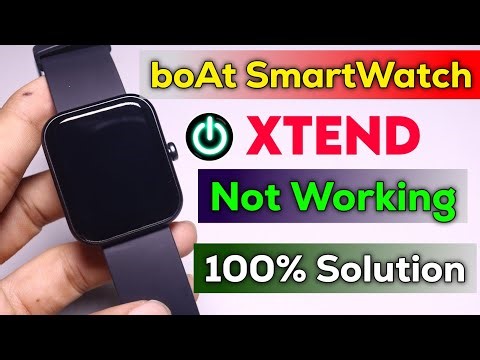 BoAt xtend smartwatch not working | BoAt xtend smartwatch white screen problem | BoAt xtend watch