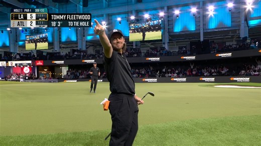 Tommy Fleetwood is CLUTCH 😤 Watch LA Golf Club vs Atlanta Drive GC on ESPN2 and the ESPN App | ESPN