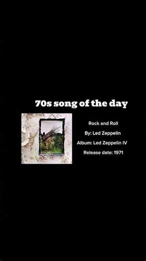 Day 15: Rock and Roll by: Led Zeppelin #70s #70smusic #ledzeppelin