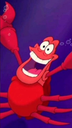 Sebastian the Crab of Little Mermaid 1989🦀#disney #shorts